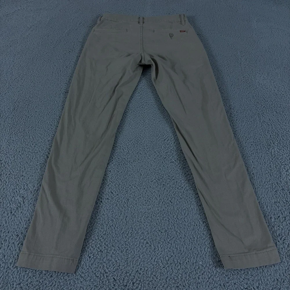 Levis Pants Mens 28x32 Beige XX Chino Standard Taper Khaki Cotton Preppy‎ Casual